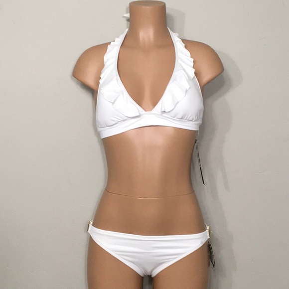 LA BLANCA white bikini bottom. NWT - Picture 4 of 6